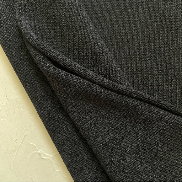 Vintage J.S.S Knitted Maxi Black Skirt XL Made in USA - Picture 7 of 7